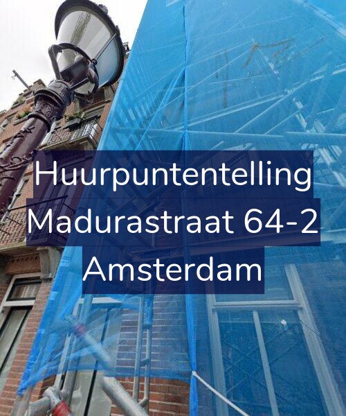 Foto gevel Huurpuntentelling voor Madurastraat 64-2, Amsterdam