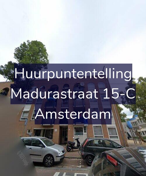 Foto gevel Huurpuntentelling voor Madurastraat 15-C, Amsterdam