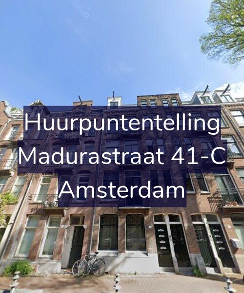 Foto gevel Huurpuntentelling voor Madurastraat 41-C, Amsterdam