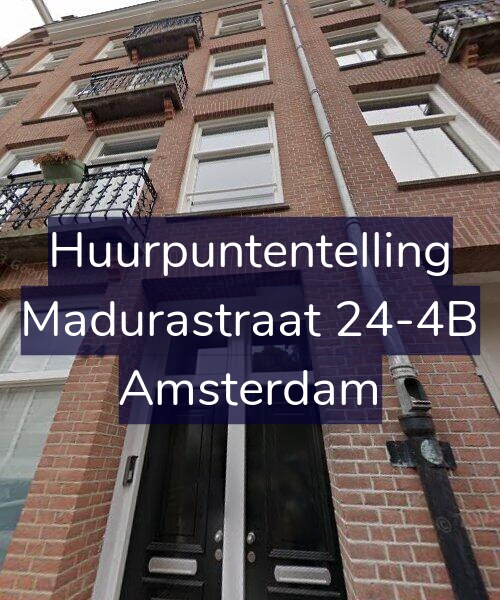 Foto gevel Huurpuntentelling voor Madurastraat 24-4B, Amsterdam