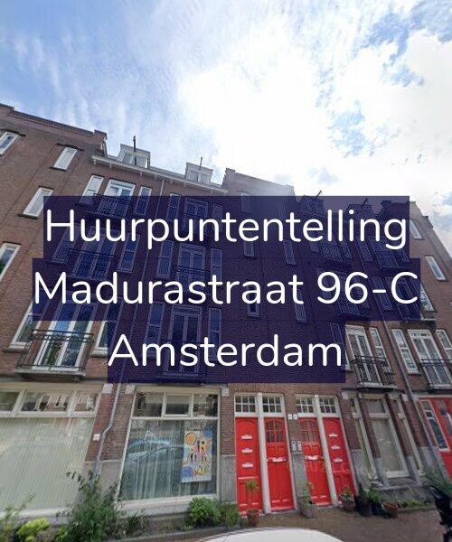 Foto gevel Huurpuntentelling voor Madurastraat 96-C, Amsterdam