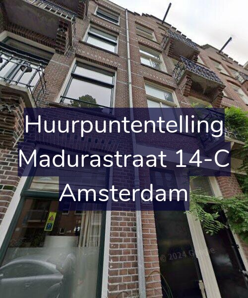 Foto gevel Huurpuntentelling voor Madurastraat 14-C, Amsterdam