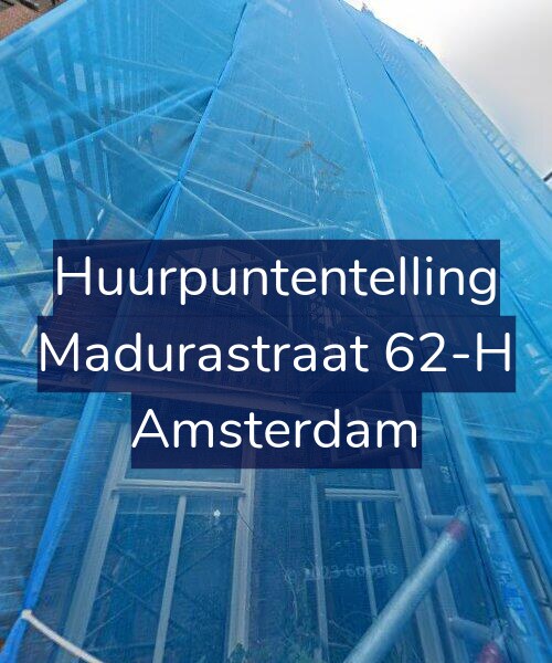 Foto gevel Huurpuntentelling voor Madurastraat 62-H, Amsterdam