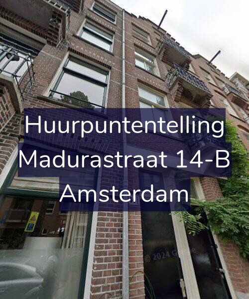 Foto gevel Huurpuntentelling voor Madurastraat 14-B, Amsterdam
