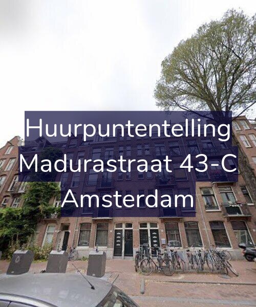 Foto gevel Huurpuntentelling voor Madurastraat 43-C, Amsterdam