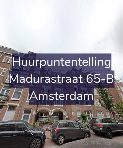 Foto gevel Huurpuntentelling voor Madurastraat 65-B, Amsterdam