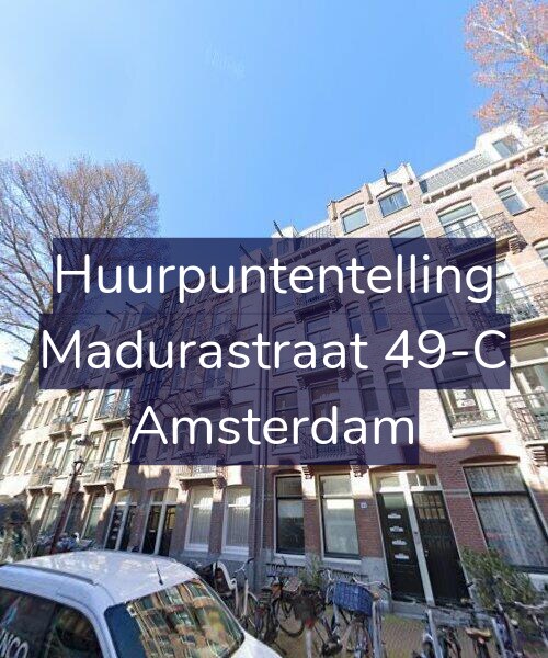 Foto gevel Huurpuntentelling voor Madurastraat 49-C, Amsterdam