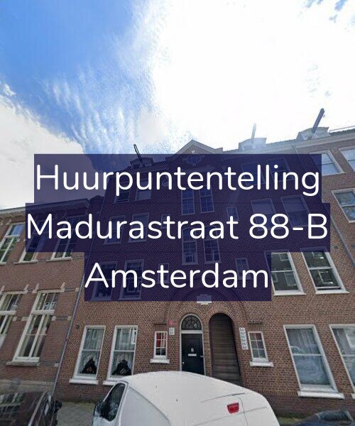 Foto gevel Huurpuntentelling voor Madurastraat 88-B, Amsterdam