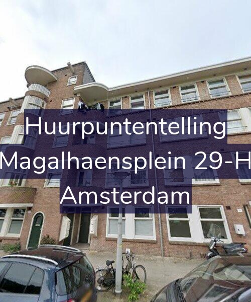 Foto gevel Huurpuntentelling voor Magalhaensplein 29-H, Amsterdam