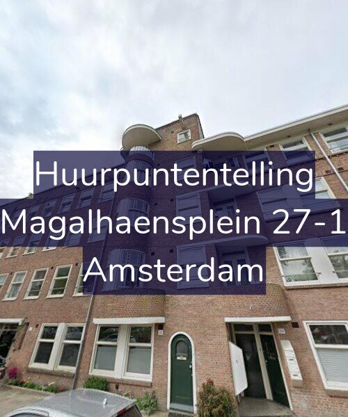 Foto gevel Huurpuntentelling voor Magalhaensplein 27-1, Amsterdam