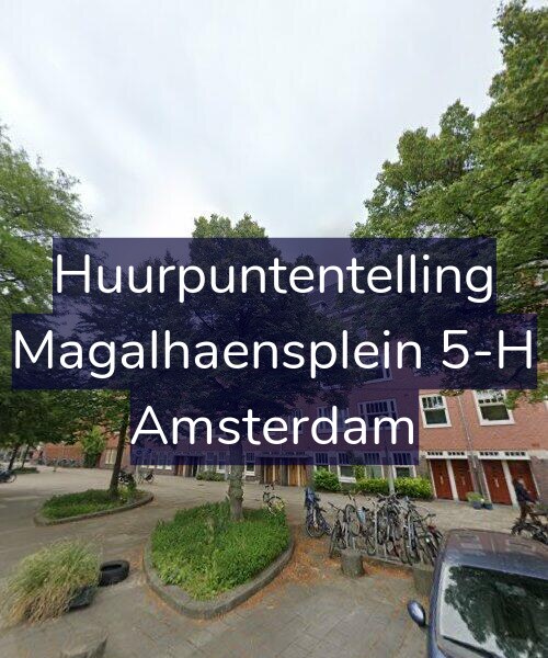 Foto gevel Huurpuntentelling voor Magalhaensplein 5-H, Amsterdam