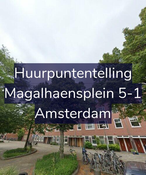 Foto gevel Huurpuntentelling voor Magalhaensplein 5-1, Amsterdam