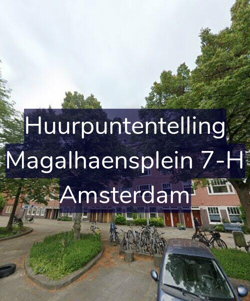 Foto gevel Huurpuntentelling voor Magalhaensplein 7-H, Amsterdam