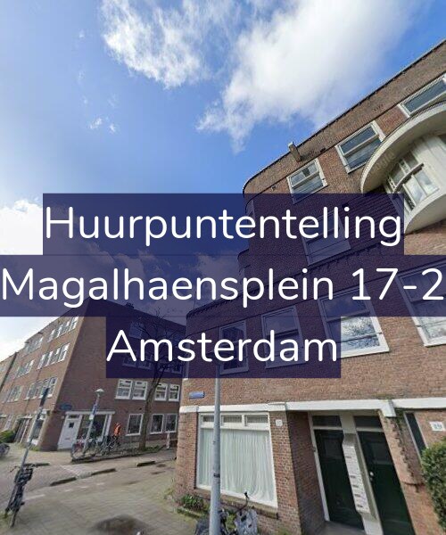 Foto gevel Huurpuntentelling voor Magalhaensplein 17-2, Amsterdam