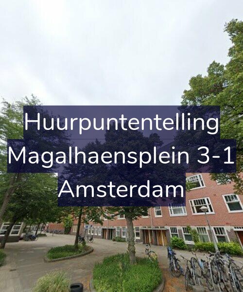 Foto gevel Huurpuntentelling voor Magalhaensplein 3-1, Amsterdam