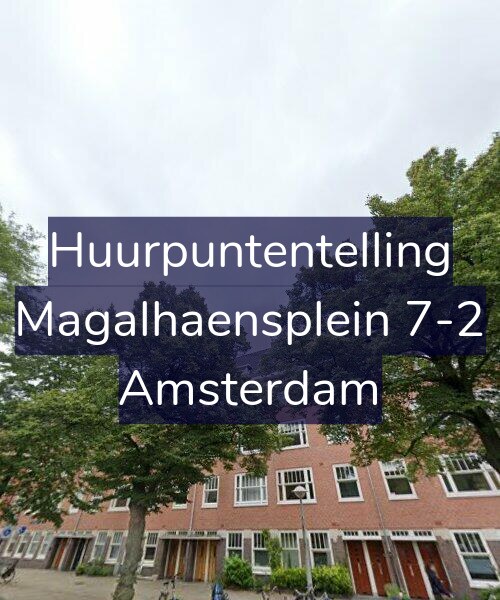 Foto gevel Huurpuntentelling voor Magalhaensplein 7-2, Amsterdam