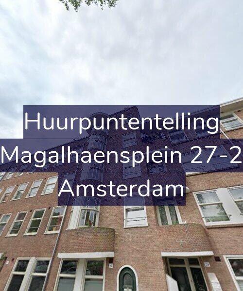 Foto gevel Huurpuntentelling voor Magalhaensplein 27-2, Amsterdam