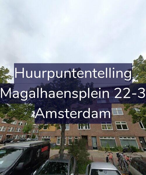 Foto gevel Huurpuntentelling voor Magalhaensplein 22-3, Amsterdam