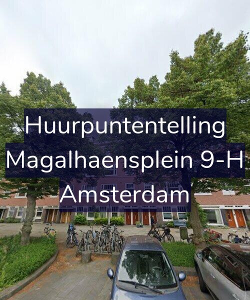 Foto gevel Huurpuntentelling voor Magalhaensplein 9-H, Amsterdam