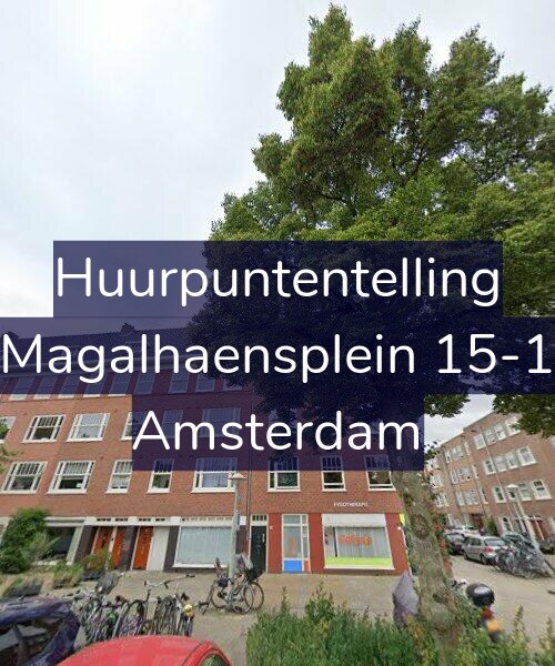 Foto gevel Huurpuntentelling voor Magalhaensplein 15-1, Amsterdam