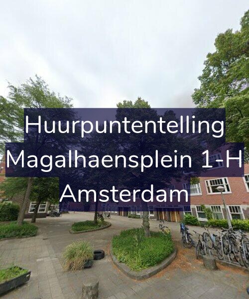 Foto gevel Huurpuntentelling voor Magalhaensplein 1-H, Amsterdam