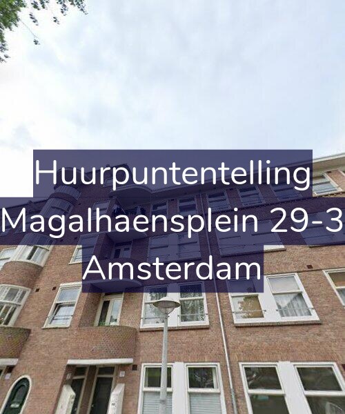 Foto gevel Huurpuntentelling voor Magalhaensplein 29-3, Amsterdam