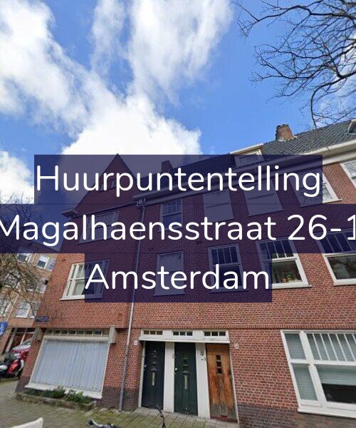 Foto gevel Huurpuntentelling voor Magalhaensstraat 26-1, Amsterdam