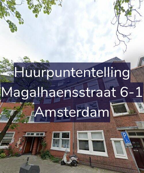 Foto gevel Huurpuntentelling voor Magalhaensstraat 6-1, Amsterdam