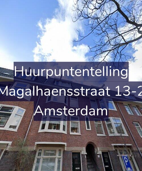 Foto gevel Huurpuntentelling voor Magalhaensstraat 13-2, Amsterdam