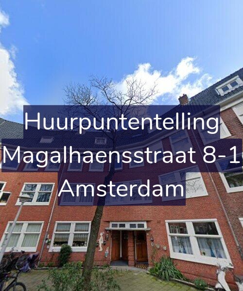 Foto gevel Huurpuntentelling voor Magalhaensstraat 8-1, Amsterdam