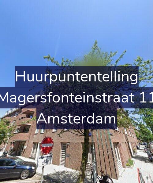 Foto gevel Huurpuntentelling voor Magersfonteinstraat 11, Amsterdam