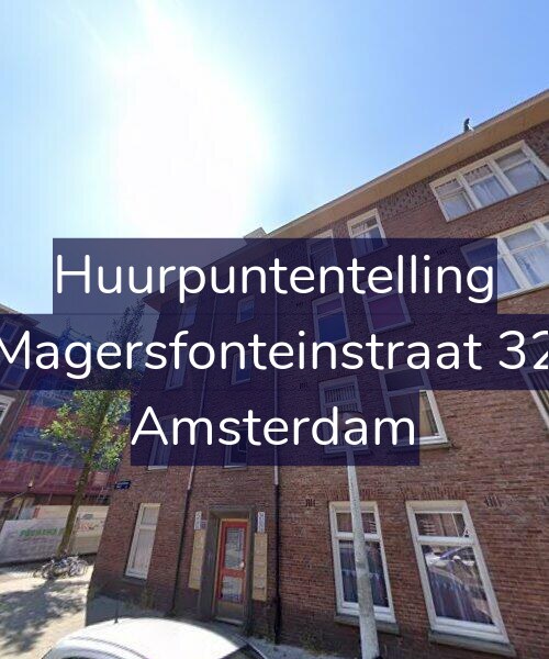 Foto gevel Huurpuntentelling voor Magersfonteinstraat 32, Amsterdam