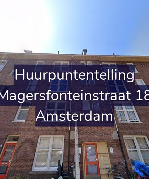 Foto gevel Huurpuntentelling voor Magersfonteinstraat 18, Amsterdam
