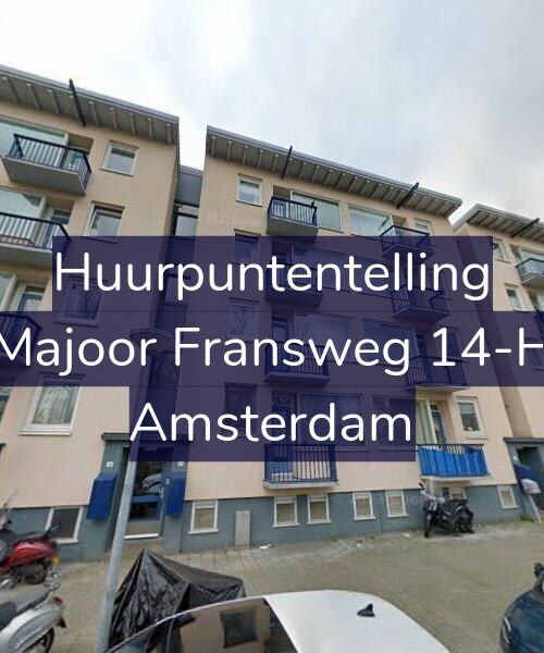 Foto gevel Huurpuntentelling voor Majoor Fransweg 14-H, Amsterdam