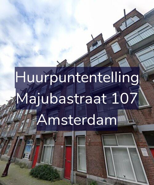 Foto gevel Huurpuntentelling voor Majubastraat 107, Amsterdam