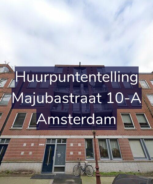 Foto gevel Huurpuntentelling voor Majubastraat 10-A, Amsterdam