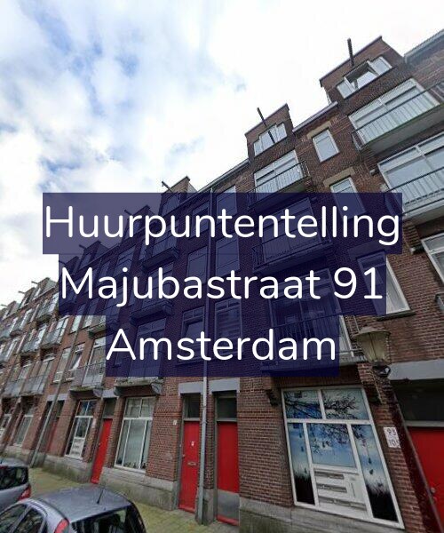 Foto gevel Huurpuntentelling voor Majubastraat 91, Amsterdam
