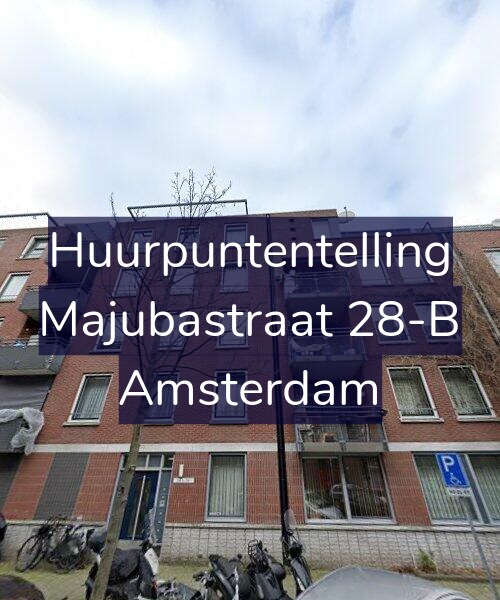 Foto gevel Huurpuntentelling voor Majubastraat 28-B, Amsterdam