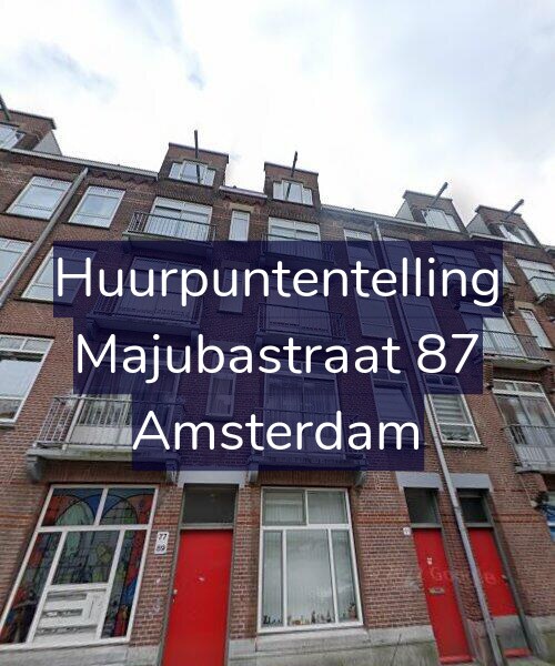 Foto gevel Huurpuntentelling voor Majubastraat 87, Amsterdam