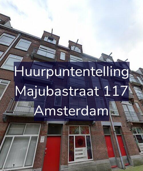 Foto gevel Huurpuntentelling voor Majubastraat 117, Amsterdam