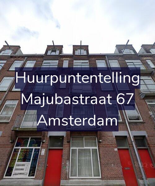 Foto gevel Huurpuntentelling voor Majubastraat 67, Amsterdam