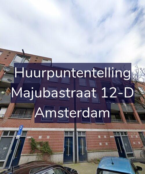 Foto gevel Huurpuntentelling voor Majubastraat 12-D, Amsterdam