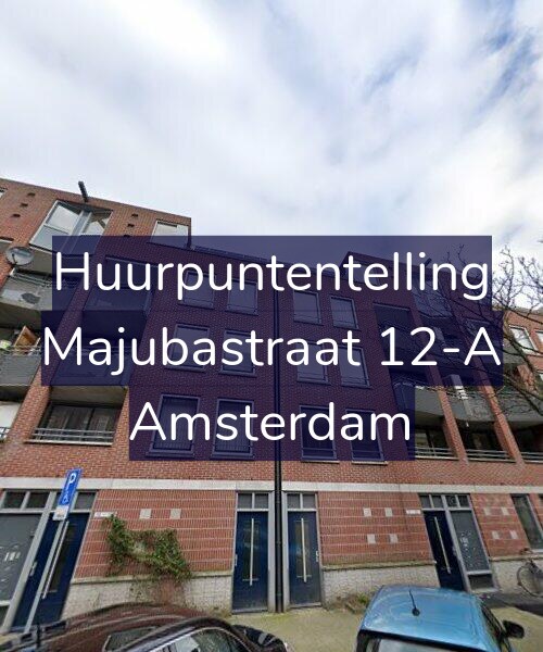 Foto gevel Huurpuntentelling voor Majubastraat 12-A, Amsterdam