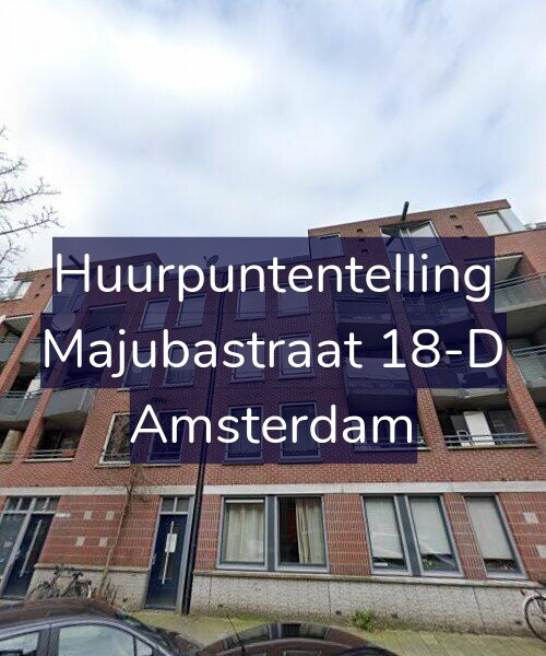 Foto gevel Huurpuntentelling voor Majubastraat 18-D, Amsterdam