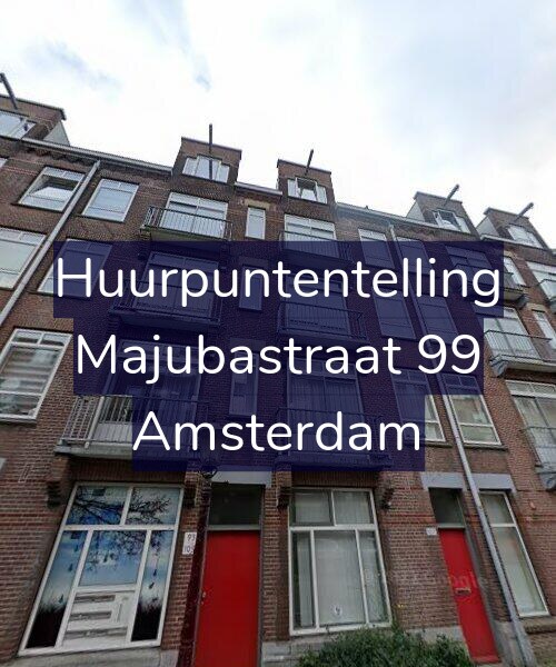 Foto gevel Huurpuntentelling voor Majubastraat 99, Amsterdam