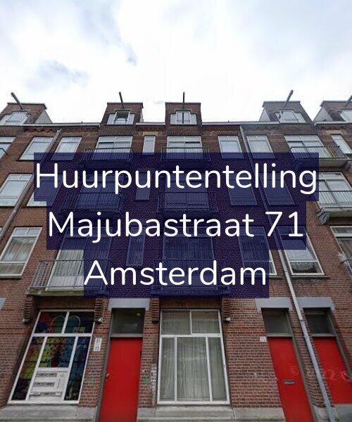 Foto gevel Huurpuntentelling voor Majubastraat 71, Amsterdam