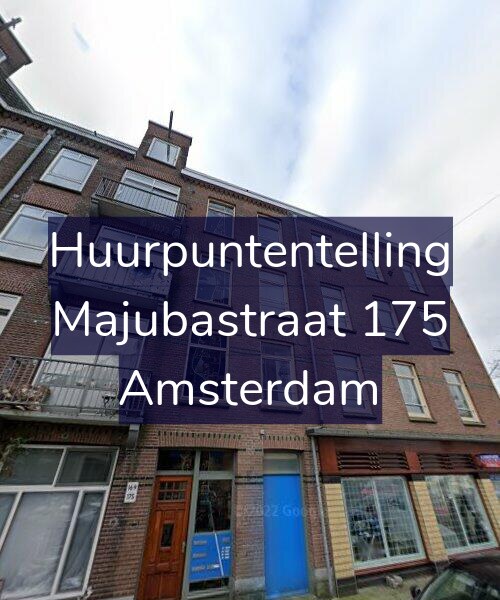 Foto gevel Huurpuntentelling voor Majubastraat 175, Amsterdam