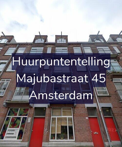 Foto gevel Huurpuntentelling voor Majubastraat 45, Amsterdam