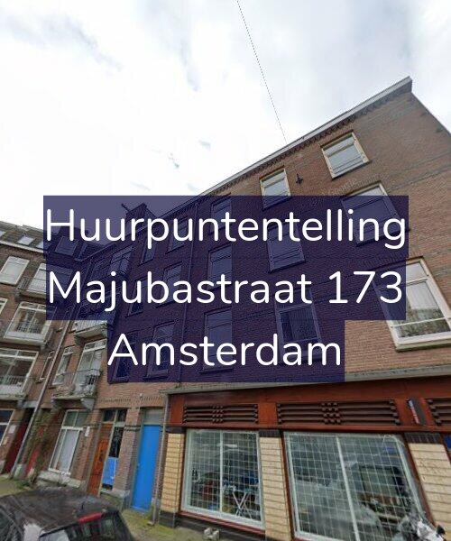 Foto gevel Huurpuntentelling voor Majubastraat 173, Amsterdam