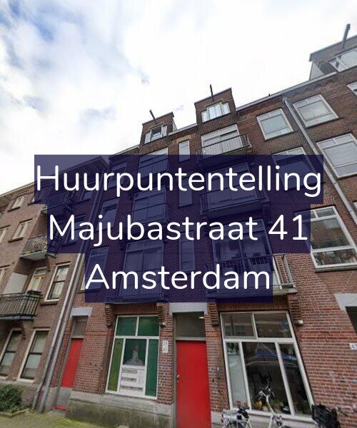 Foto gevel Huurpuntentelling voor Majubastraat 41, Amsterdam